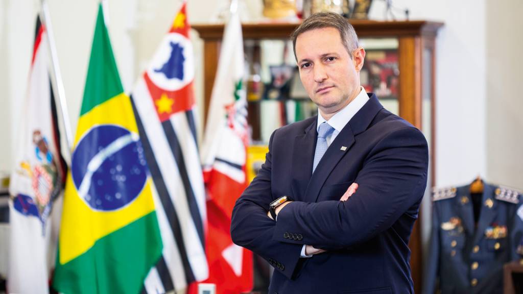 Derrite nega excessos da PM de SP e diz: ‘Bandido bom é bandido preso’