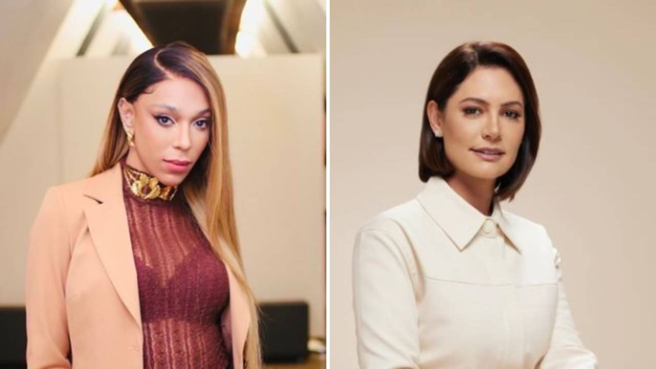Erika Hilton e Michelle Bolsonaro -