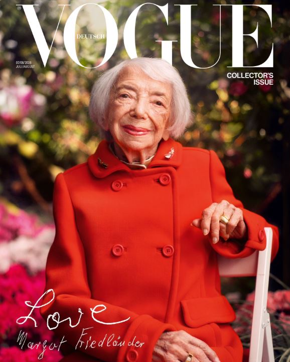 Aos 102 anos, sobrevivente do Holocausto é capa da Vogue Alemanha
