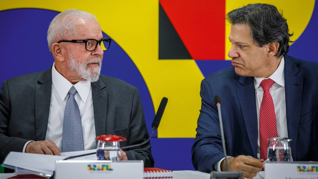 AJUSTE FISCAL - Lula e Fernando Haddad: o presidente e o ministro divergem quando o assunto é cortar despesas