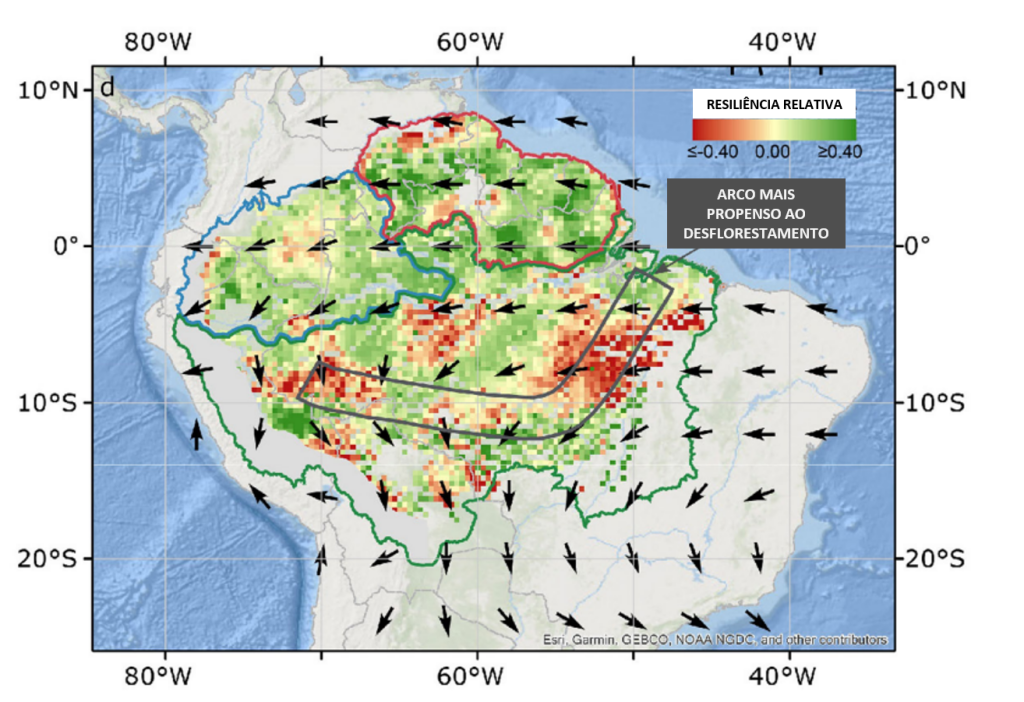 RESILIÊNCIA - Seca: mapa mostra, em vermelho, as regiões mais sensíveis à seca