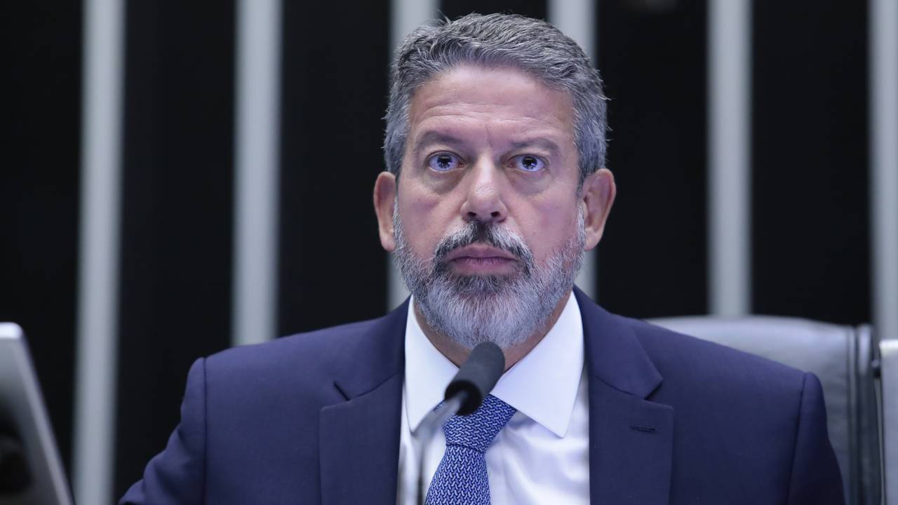 O presidente da Câmara, Arthur Lira