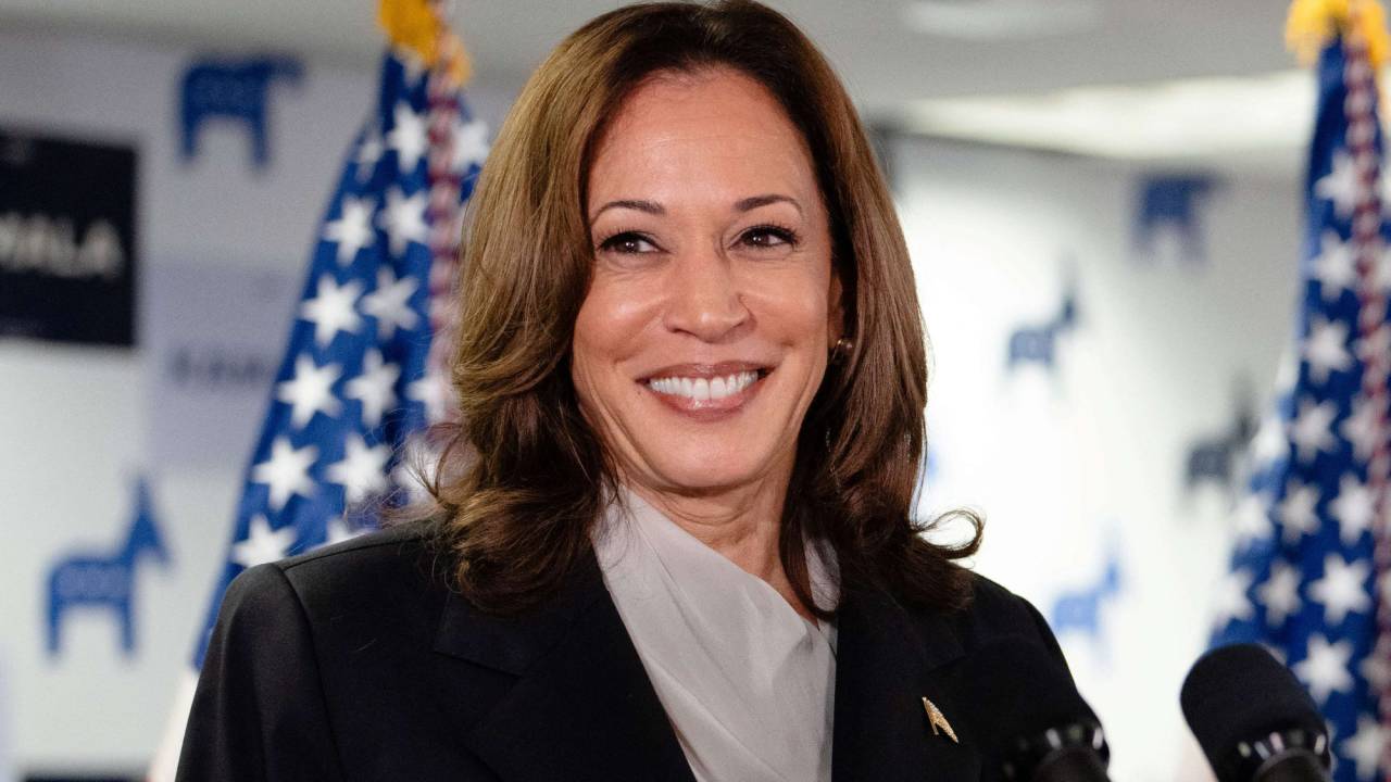 A vice-presidente dos Estados Unidos, Kamala Harris