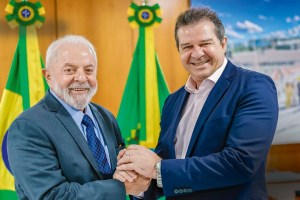 Lula e Luiz Teixeira, pré-candidato à prefeitura de São Bernardo