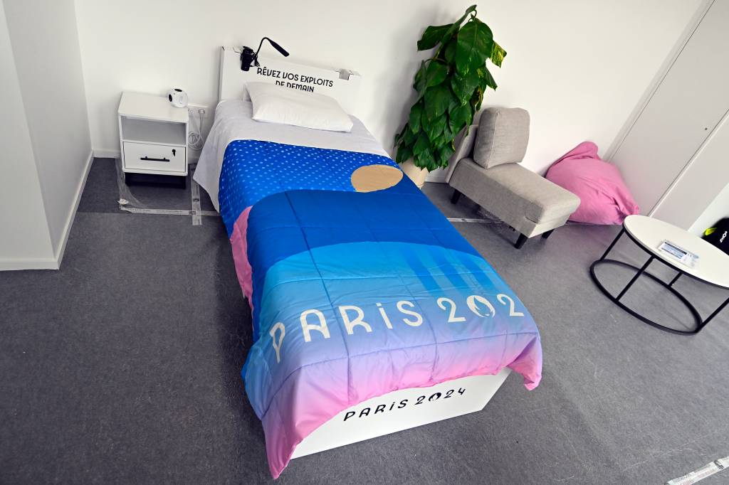 Media Visit of Paris 2024 Olympic and Paralympic Village wewew