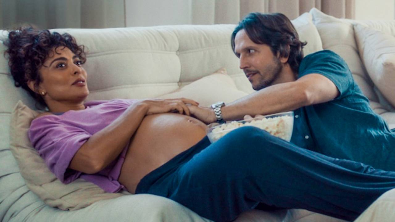 SONHO E PESADELO - Liana (Juliana Paes) e Tomás: grávida vive dilema ao carregar dois bebês, filhos de pais diferentes