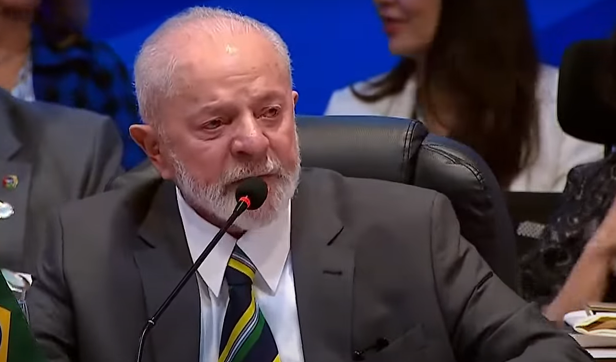 .O presidente Luiz Inácio Lula da Silva durante o U20, fórum dos prefeitos das maiores potências do planeta