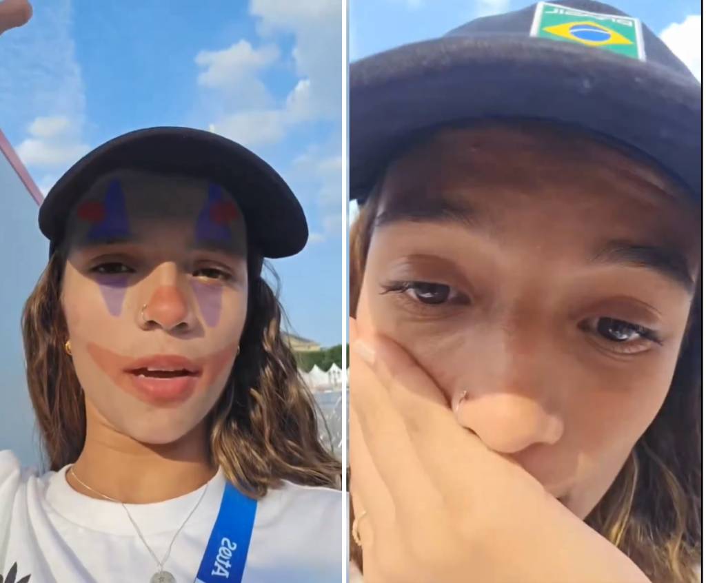 Com ‘cara de palhaça’, Rayssa Leal se revolta na vila olímpica de Paris