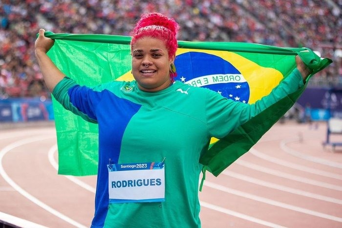 Izabela da Silva, atleta de lançamento de disco