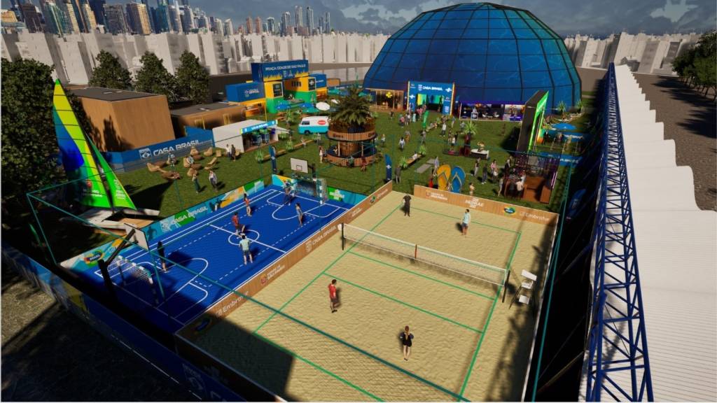 Como será a milionária Casa Brasil na Olimpíada de Paris