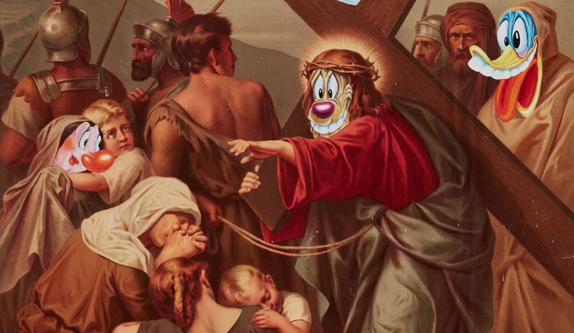 'Jesus Speaks to the Daughters of Jerusalem', do artista australiano Philjames