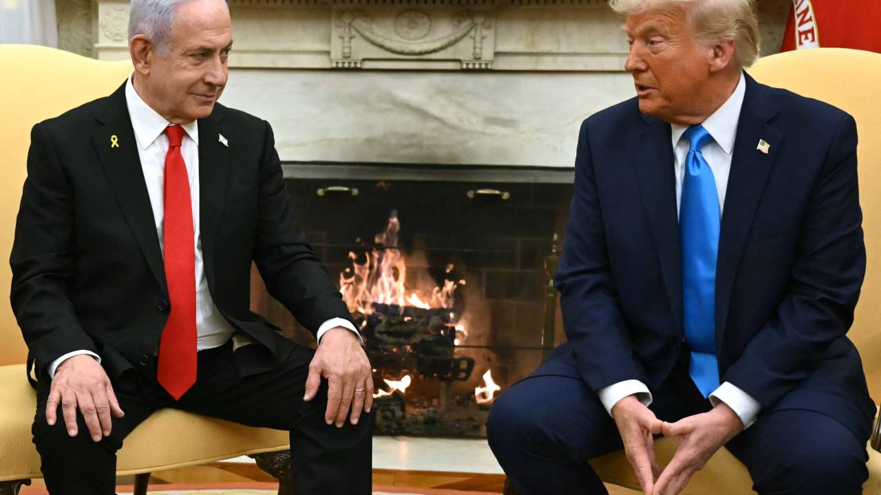 Trump e Netanyahu se reúnem na Casa Branca