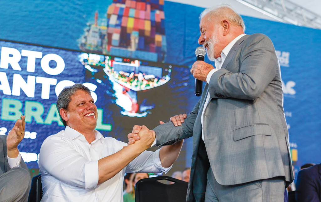 1D-(2)TARCISIO-DE-FREITAS-e-LULA—2-fev-2024-b.jpg AUSENTE - Tarcísio de Freitas: faltas por “compromissos previamente agendados”