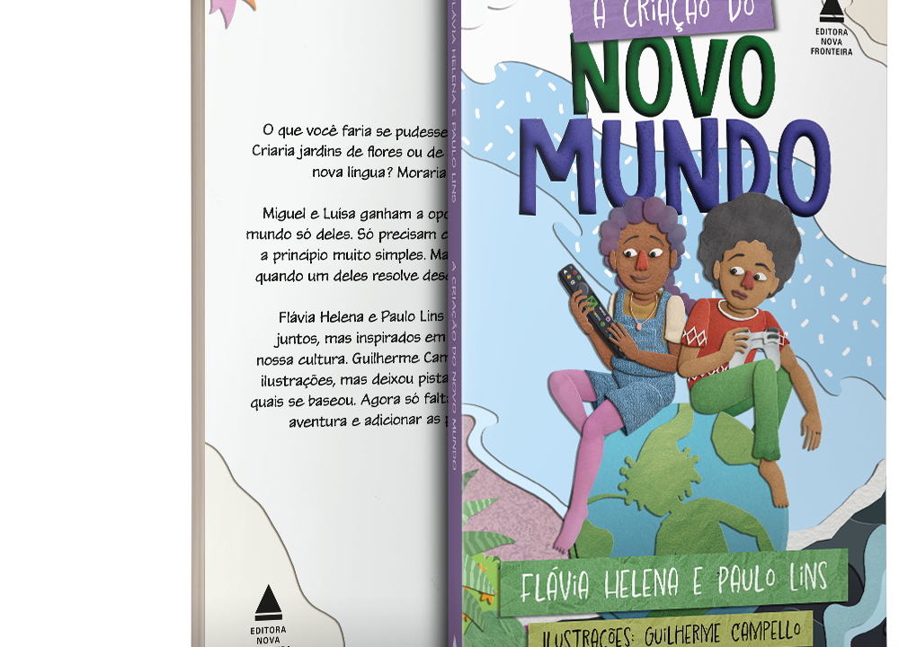 "A Criação do Novo Mundo", obra de Paulo Lins e Flávia Helena.