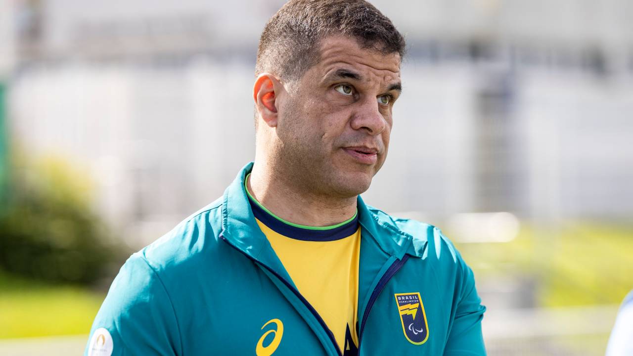 NA FRANÇA - Mizael Conrado: Treino do Futebol de Cegos em Troyes, cidade onde a delegação brasileira faz aclimatação antes dos Jogos Paralímpicos