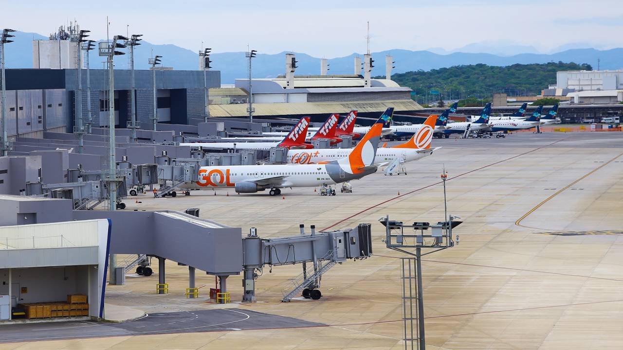 PESO - Pátio de aviões: as empresas sofrem com falta de crédito e altos custos em dólar