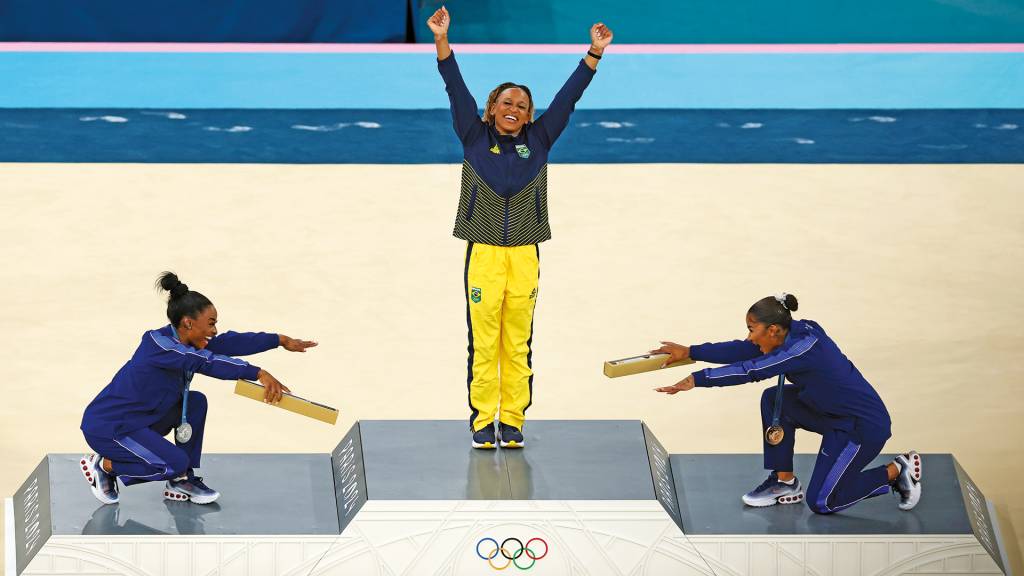 O dia de rainha de Rebeca Andrade na Olimpíada de Paris