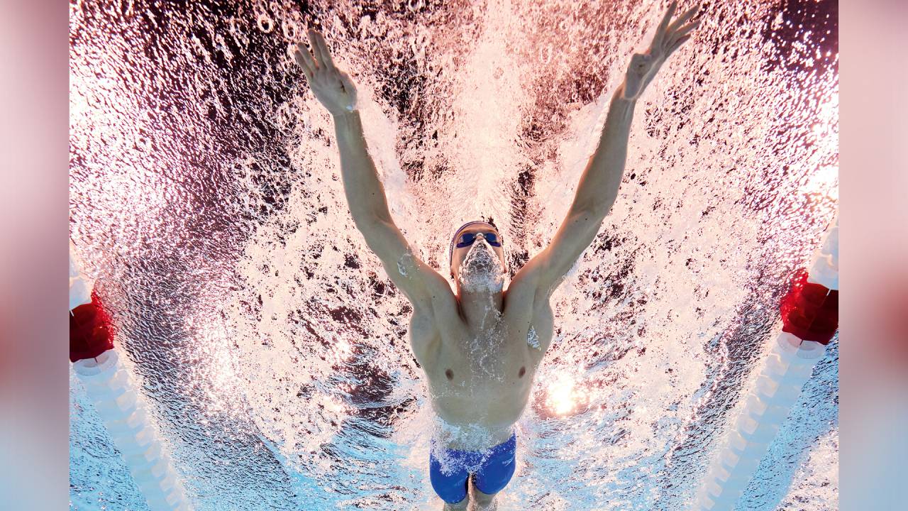 PEIXE - O francês Léon Marchand, de 22 anos, quatro medalhas de ouro: mãos finas e corpo delgado para a modalidade