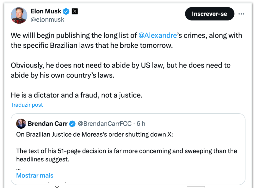 elon musk reprodução
