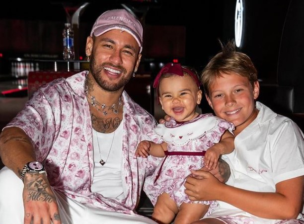 Como tem sido a aproximação dos filhos de Neymar entre si