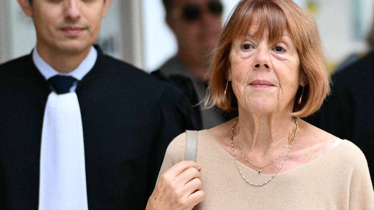 Gisèle Pelicot chega ao tribunal de Avignon, na França. 11/09/2024