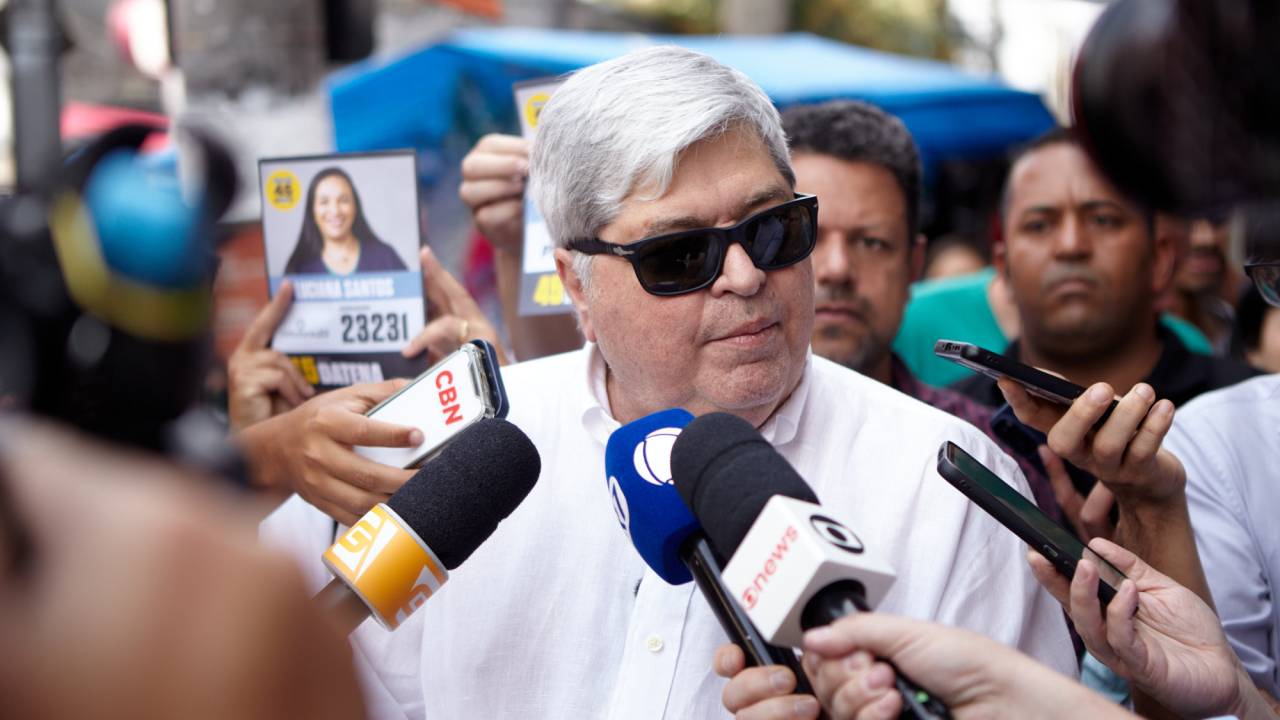 José Luiz Datena, candidato à prefeitura de São Paulo pelo PSDB.
