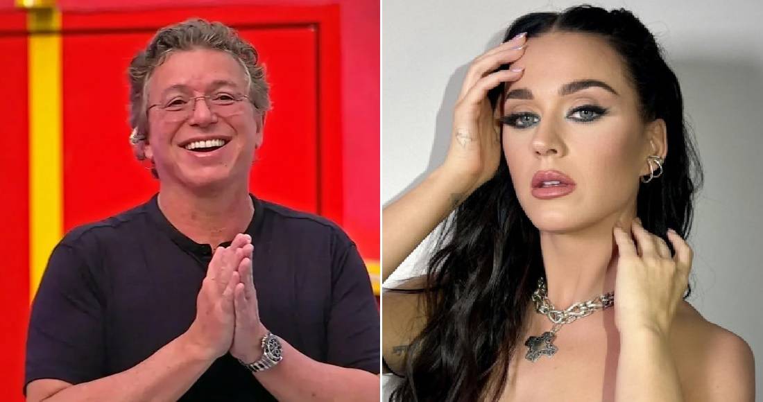 Boninho e Katy Perry