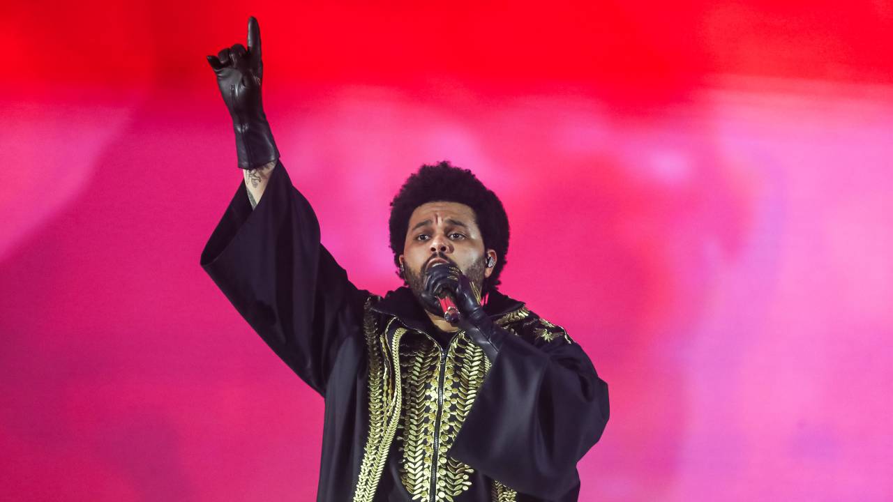 The Weeknd em show em São Paulo