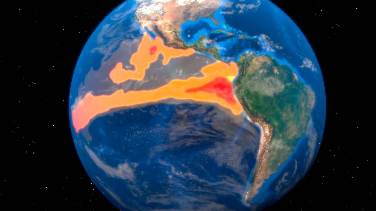 LA NIÑA - Clima: imagem mostra região analisada para definir ocorrência do fenômeno natural