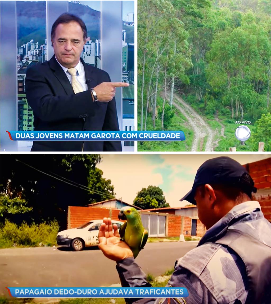 MAURO-TRAMONTE-BALANÇO-GERAL-08.jpg NA TELA - Notícias populares: no Balanço Geral, o apresentador alternava crimes bárbaros com histórias excêntricas