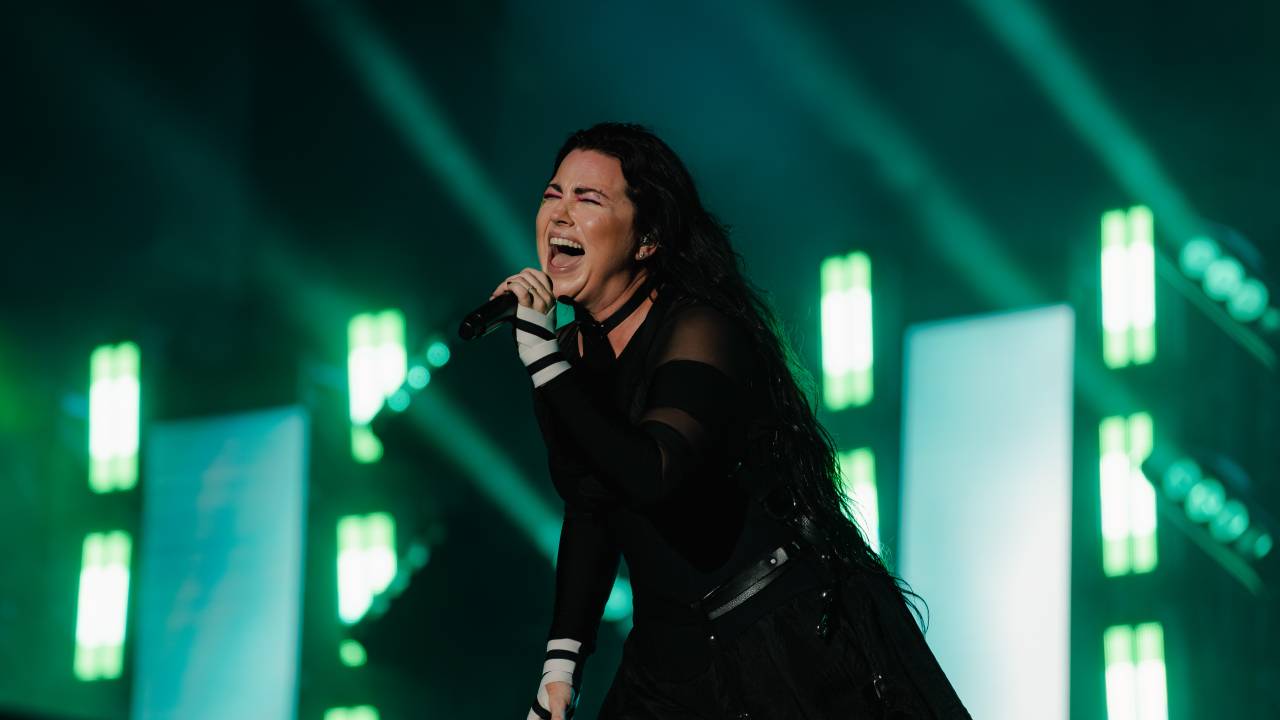 Amy Lee, vocalista do Evanescence, se apresenta no Rock in Rio (15/09/2024)