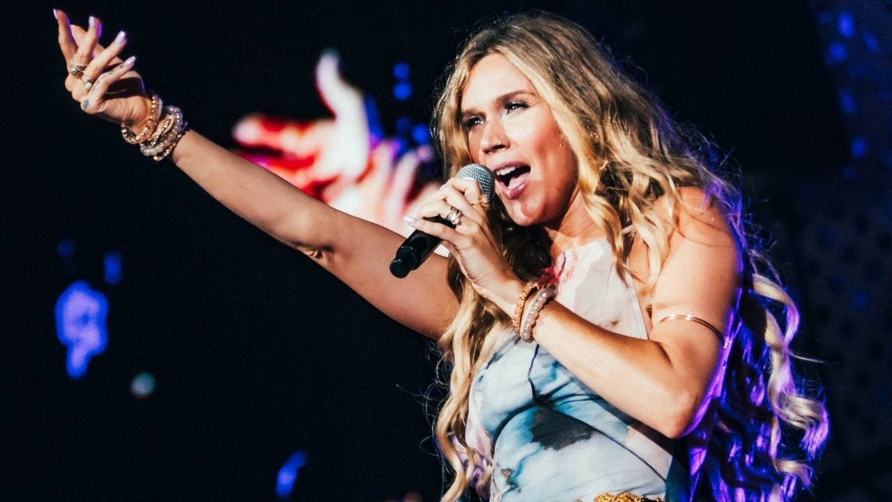 A cantora Joss Stone no palco Mundo do Rock in Rio (19/09/2024)