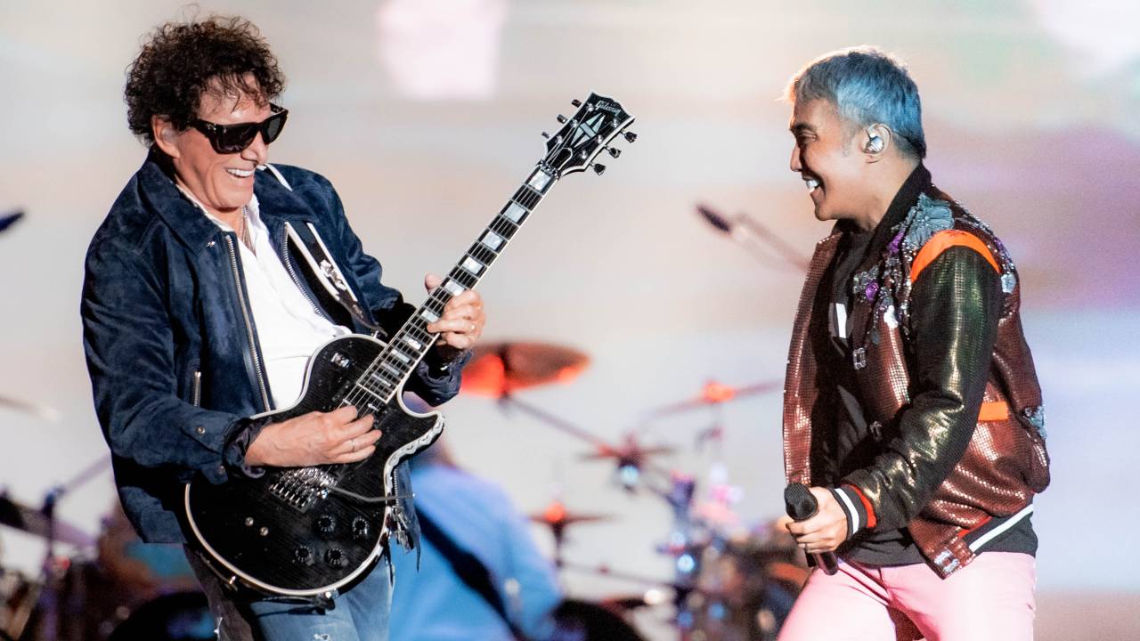 Journey se apresenta no palco Mundo do Rock in Rio (15/09/2024)