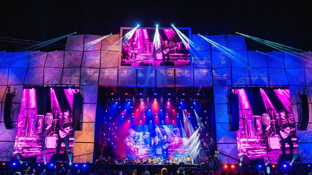 Palco Mundo do Rock in Rio durante o Dia Brasil (21/09/2024)