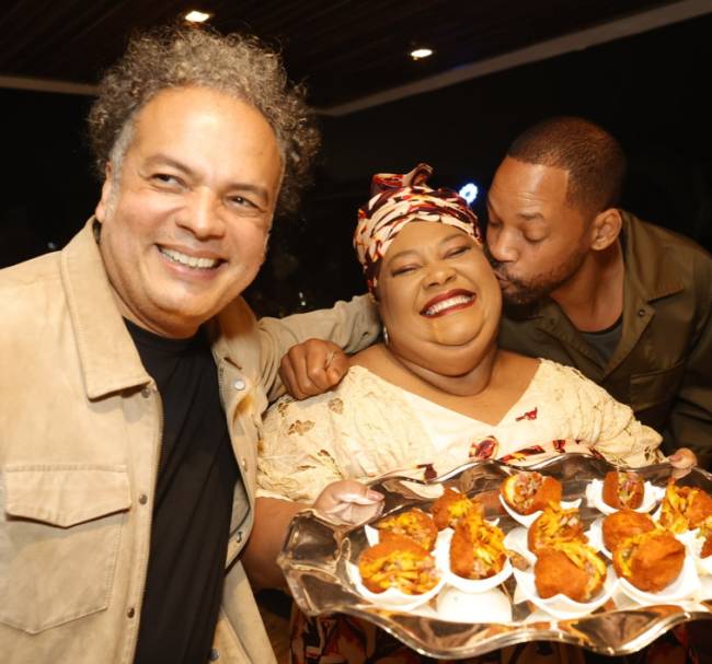 Zé Ricardo, Dona Carmem Virgínia e Will Smith – Zé Ricardo, Dona Carmem Virgínia e Will Smith –