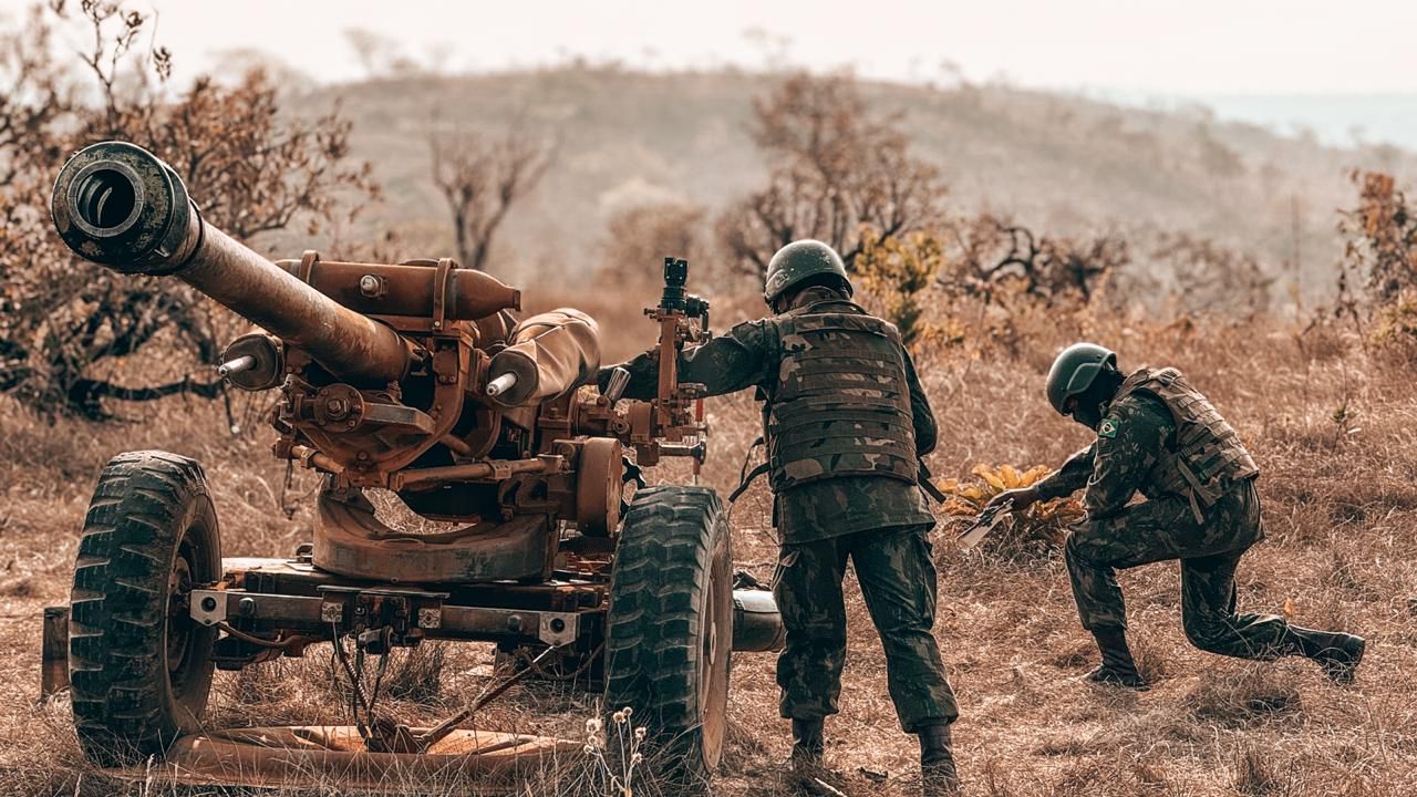 Exercício militar do Exército Brasileiro.