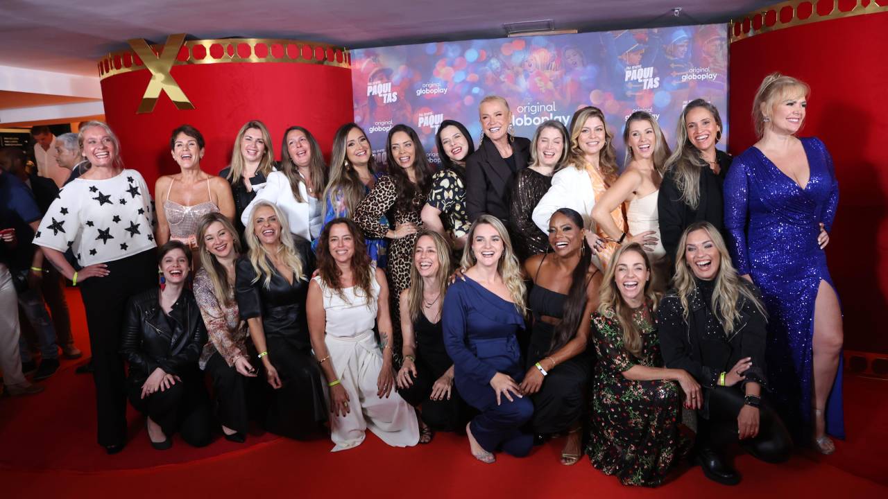 Ex-paquitas e Xuxa na Pré-estreia do documentário 'Pra Sempre Paquitas'