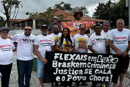 Protesto do Movimento Unificado de Vítimas da Braskem