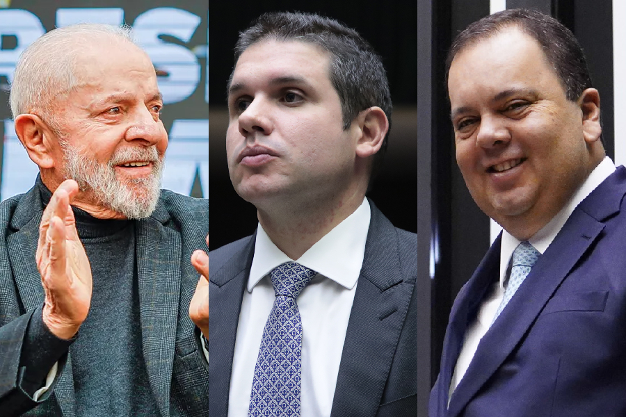 Lula, Hugo Motta e Elmar Nascimento: reviravolta na disputa pela presidência da Câmara