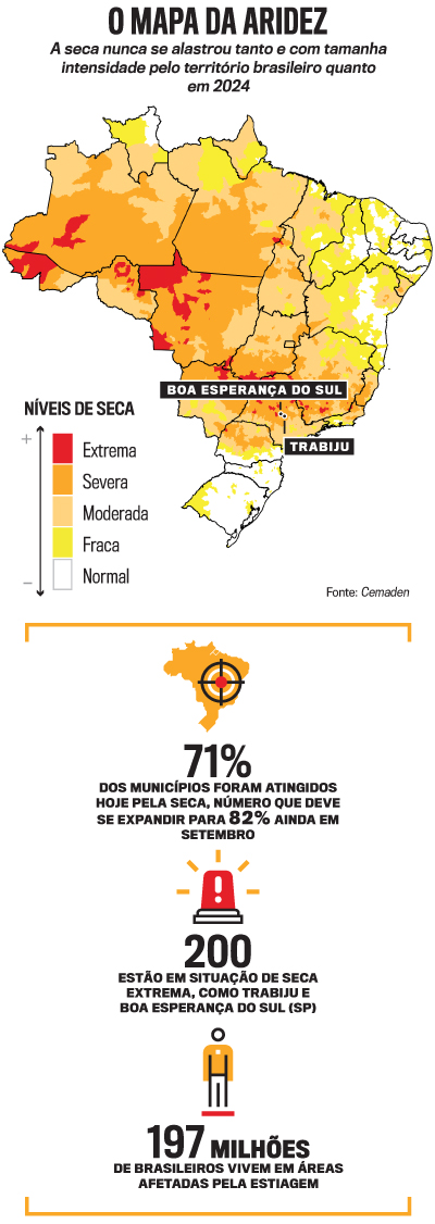 mapa seca