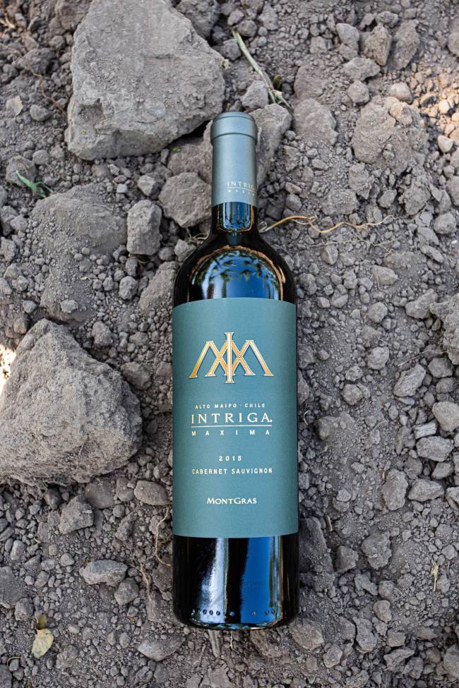 montgras intriga maxima Intriga Máxima, feito com a variedade Cabernet Sauvignon, é o principal rótulo da vinícola -