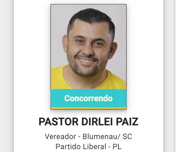 Foragido da Operação Lesa Pátria, Dirlei Paz (PL) é candidato a vereador de Blumenau (SC) e foi preso pela Polícia Federal nesta segunda-feira