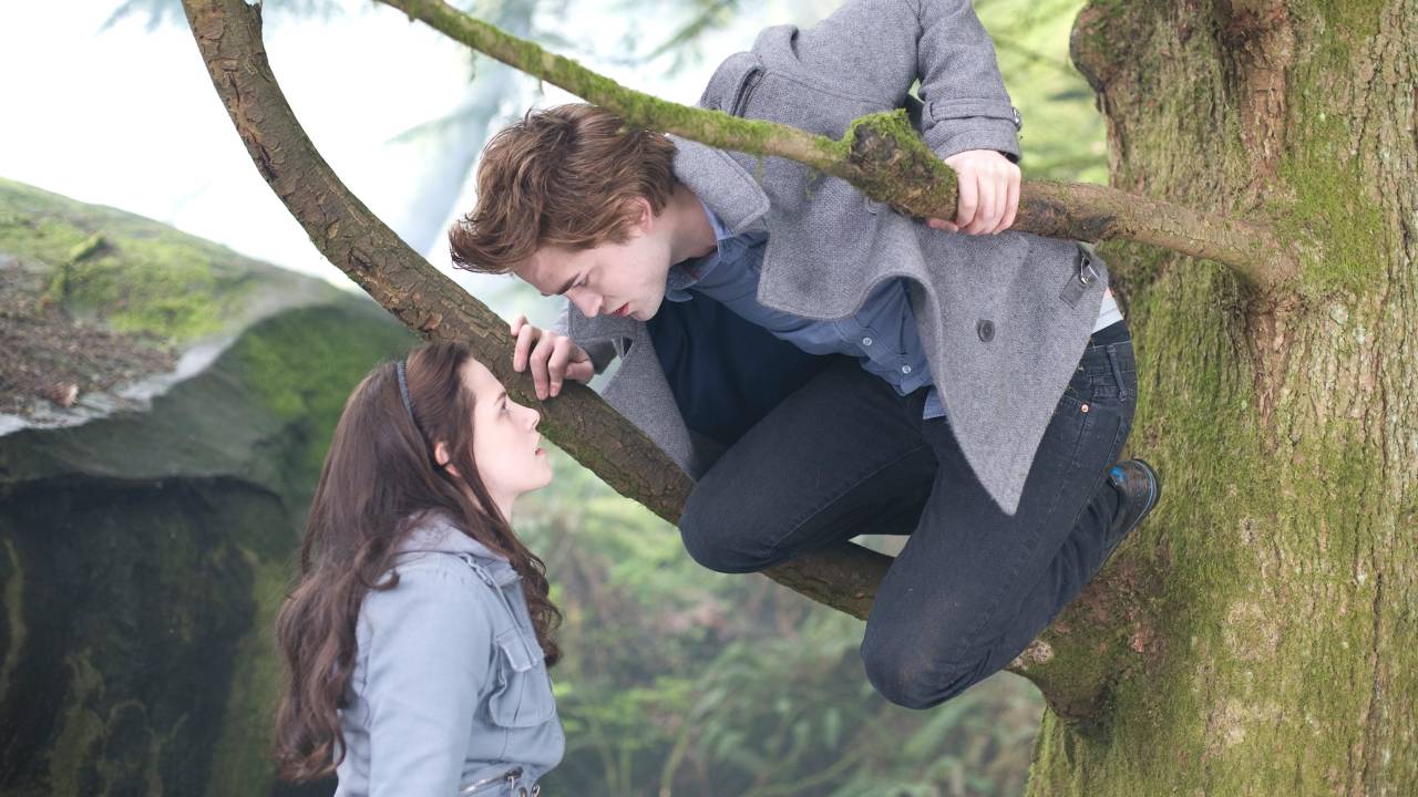 Kristen Stewart e Robert Pattinson em 'Crepúsculo' (2009)