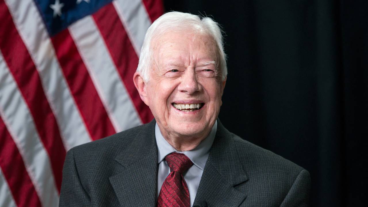 Jimmy Carter, 39º presidente dos Estados Unidos. 19/02/2023