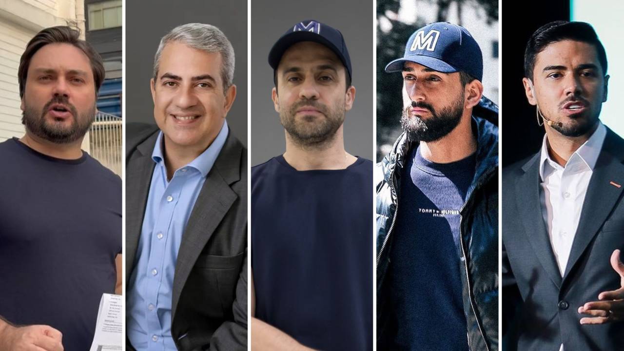 Filipe Sabará, Wilsinho Pedroso, Pablo Marçal, Nahuel Medina, e Tassio Renam