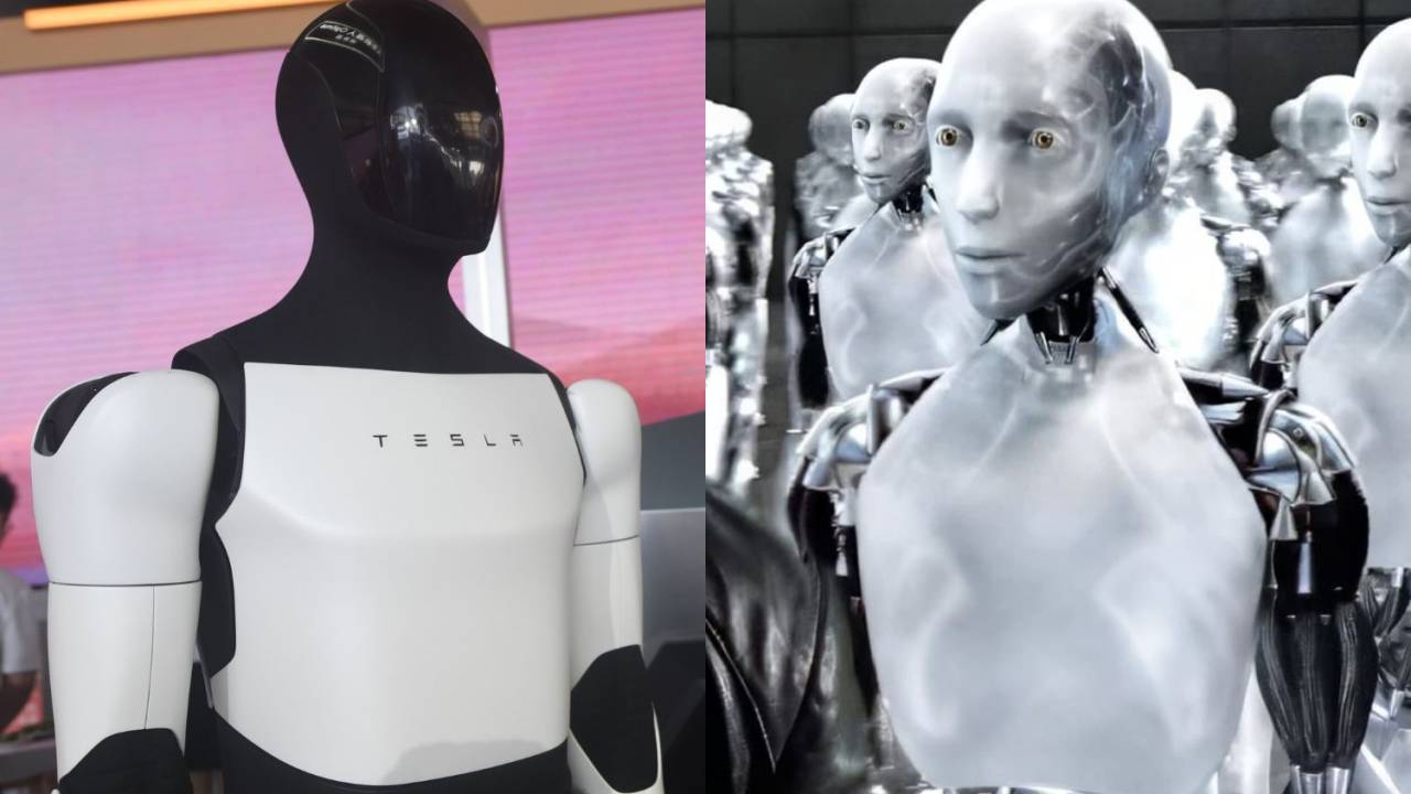 Novo robô da Tesla comparado à design do filme 'Eu, Robô'