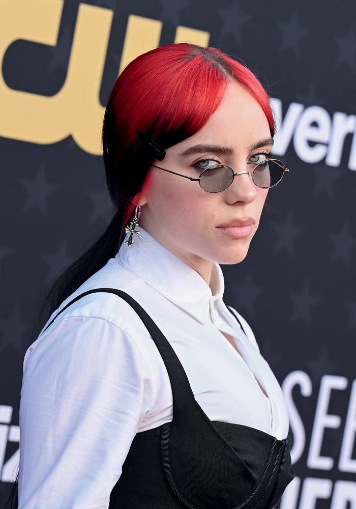The 29th Critics’ Choice Awards – Arrivals STALKER - Billie Eilish: cantora fez música sobre invasão à casa da família
