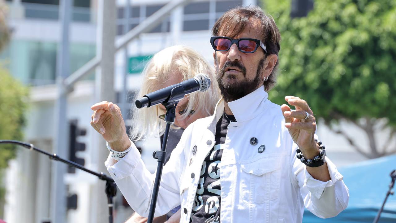 Ringo Starr em show na Califórnia