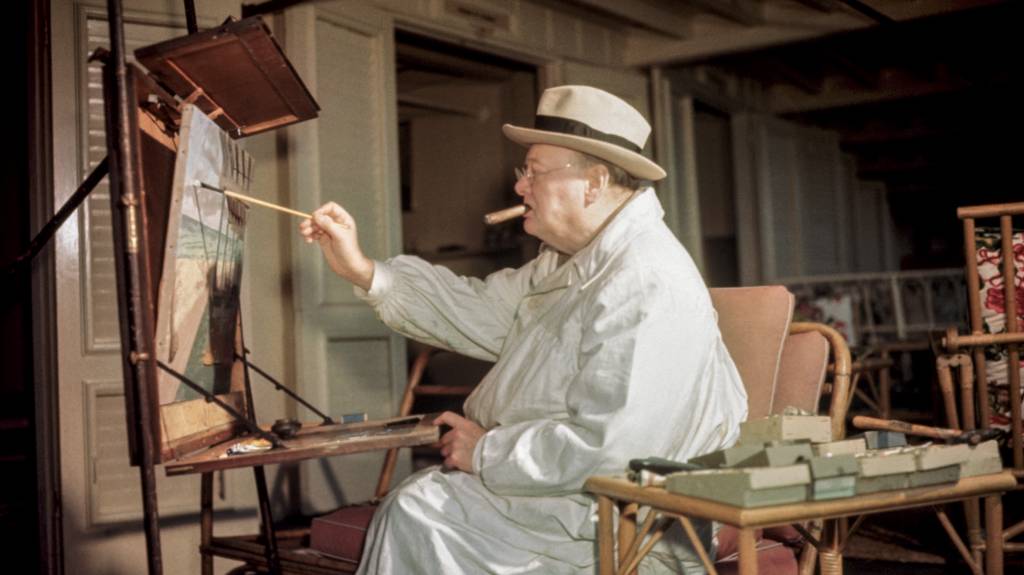 Na restauração de tela de Monet que pertencia a Churchill, uma curiosa descoberta