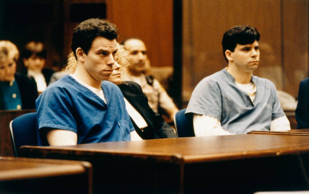 GettyImages-539886710.jpg VIDA REAL - Os irmãos Menendez em julgamento: movimento tenta libertá-los
